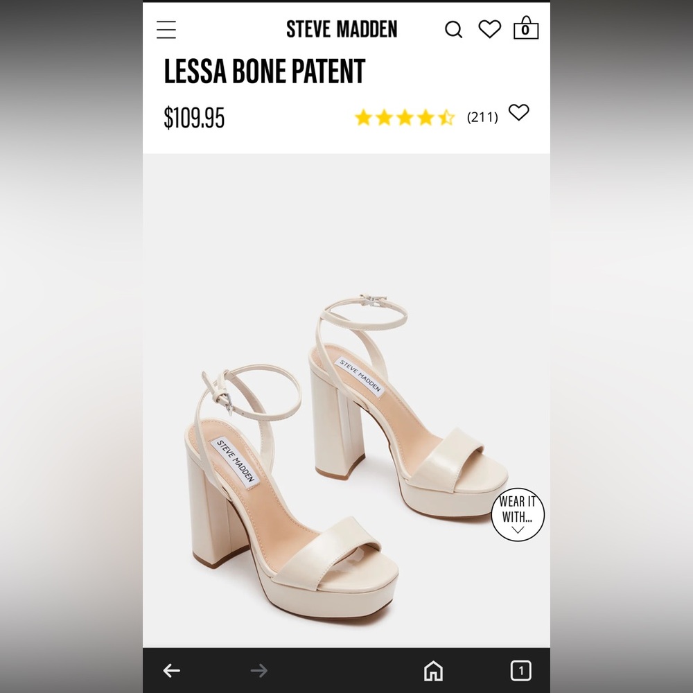 Steve Madden Women's Lessa Block Heel Sandals